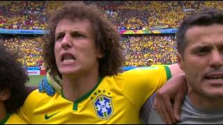 Brazil National Anthem World Cup 2014 vs Mexico Full HD [upl. by Eniamrahs]