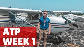 My first week at ATP Flight School [upl. by Sirhc]