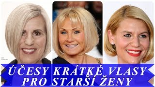 Účesy krátké vlasy pro starší ženy [upl. by Chesney]