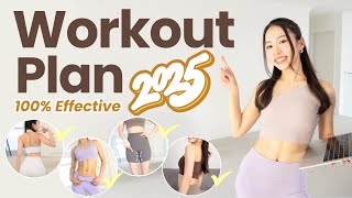 The BEST Workout Plan 2025 Short amp Effective Body Transform 100 Worth it [upl. by Rilda]