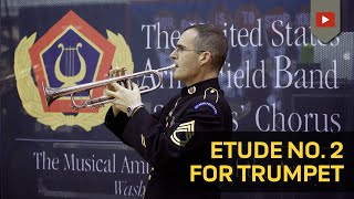 Etude No 2 from quotEtudes for Trumpetquot by Vassily Brandt [upl. by Blanka]