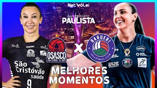 OSASCO vs BARUERI  Melhores Momentos  SEMIFINAL Paulista Feminino 2024 GOLDEN SET [upl. by Nannette]