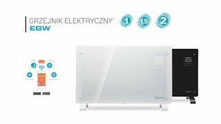 Energooszczędny grzejnik konwektorowy Warmtec EGW z WiFi [upl. by Caprice976]