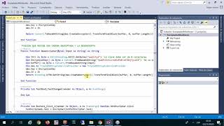 Encriptar y Desencriptar Cadena de Texto en VB NET Visual Studio [upl. by Meenen]