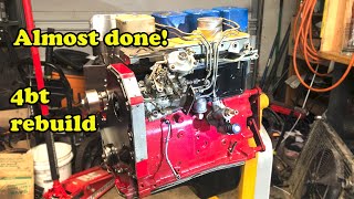 Cummins 4BT Reassembly  Injection Pump Install  Part 4 [upl. by Arramas109]