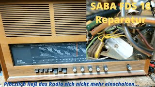 Reparatur eines SABA Freudenstadt 18 Stereo Röhrenradio Tuberadio altes Radio von 1968 [upl. by Nissy]