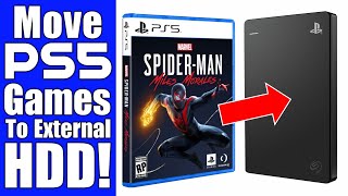 Can You Move PS5 Games To External Hard Drive [upl. by Randie]