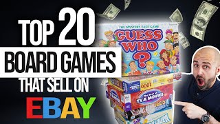 Top 20 Board Games That SELL on EBAY Ridiculously FAST in 2021 [upl. by Lrad]