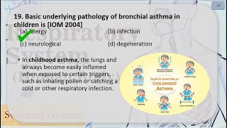 Respiratory System QAD  Past Questions Of IOM KU BPKIHS For CEE  MCQs2  with Proper Solutions [upl. by Strander151]