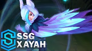 Arcana Xayah Skin Spotlight  League of Legends [upl. by Ayortal]