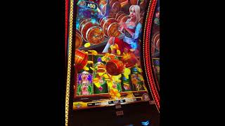 Heidi’s Beer Haus Roll out the Barrel Slot Machine BIG WIN  Thunder Valley casino slot money [upl. by Aiceled]