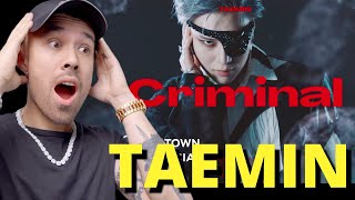 TAEMIN CRIMINAL REACTION  HES DIFFERENT [upl. by Zachery]