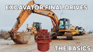 Excavator Final Drive Parts A Basic View  ConEquip 101 [upl. by Wolpert574]