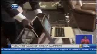 WEWI to launch solarpowered laptops in the Kenyan market [upl. by Eigna778]