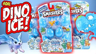 Smashers Dino Ice Age Frozen Eggs Multi 8 Packs Minis Review Zuru [upl. by Novelc]