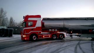 Scania R Pedersen Transport as Steinkjer Norway [upl. by Enyawed]