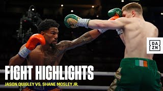 HIGHLIGHTS  Jason Quigley vs Shane Mosley Jr [upl. by Dorfman]