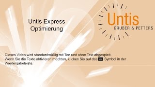 Untis Express  Optimierung [upl. by Anived]