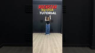 ROCKSTAR by LISA dance TUTORIAL  Slow speed 75  Mirrored [upl. by Nadaha]