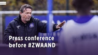 Press conference before ZWAAND [upl. by Stagg]