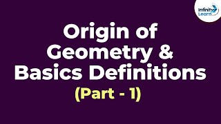 Geometry  Basic Definitions  Part 1  Origin of Geometry  Dont Memorise [upl. by Britta]