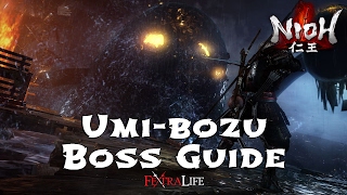 Umibozu Boss Fight Nioh [upl. by Habeh]