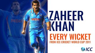 Every Zaheer Khan wicket from the 2011 Cricket World Cup [upl. by Noah]