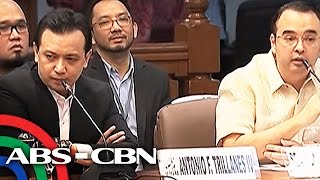 Bandila Cayetano Trillanes nagkainitan sa Senado [upl. by Hsetim479]