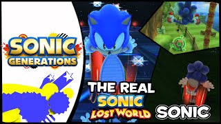 Sonic Generations PC THE REAL SONIC LOST WORLD SONIC MOD [upl. by Salene]