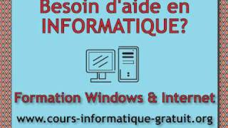 Introduction au cours dinformatique  Formation et Cours Windows XP Français  1 [upl. by Cromwell]