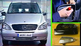 MercedesBenz Viano  Vito  How to replace the outside mirrors  W639 [upl. by Roe]