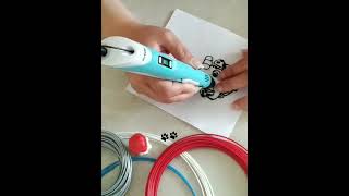 3D Pen Creations  Marshall Paw Patrol DIY  3D Pen Art  Psi Patrol 3dpen długopis3d pawpatrol [upl. by Trometer]