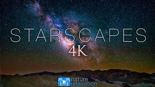 STARSCAPES 4K Stunning AstroLapse Ambient Film with Space Music for Deep Relaxation amp Sleep [upl. by Ligriv12]