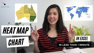 Excel Heat Map Chart Fast amp Easy  State  Zip  Postcode  Country  Australia  Indonesia  World [upl. by Hairabez]