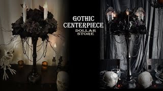 GOTHIC DIY CENTERPIECE  Party Decor [upl. by Demah928]