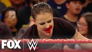 WWE NXT Superstar Shayna Baszler viciously attacks Becky Lynch  MONDAY NIGHT RAW [upl. by Motch]