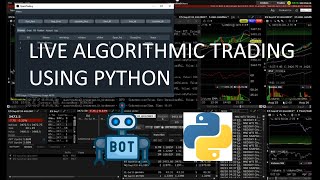 Live Algorithmic Trading using Python  A Live Trade Demo on Interactive Brokers Platform [upl. by Lizzie]