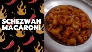 Delicious IndianStyle Schezwan Macaroni Pasta Recipe Shorts [upl. by Cheri]