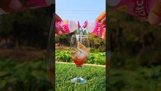 Fresh litchi drink🍷shorts youtubeshorts shortsvideo [upl. by Thaddaus]