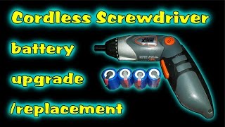 How to Replace and Upgrade the Batteries in Your Cordless Screwdriver [upl. by Nednyl]