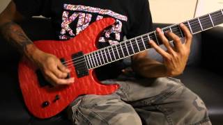 VEIL OF MAYA Guitar PlayThrough  Its Not Safe To Swim Today [upl. by Idnahr]