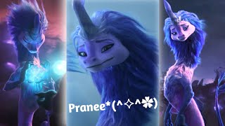 Pranee the dragon is💜so pretty slowmo edit [upl. by Tesler]