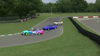 LFS  Drift Track BMW E46 Turbo  Live For Speed 6V SiM Drift [upl. by Akceber]