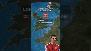 Andrey Arshavins career path arshavin football trending footballshorts [upl. by Pantheas]