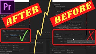 How To Enable HARDWARE ENCODING In Premiere Pro  Premiere Pro Hardware Encoding 100 FIXED 2021 [upl. by Pacificia]