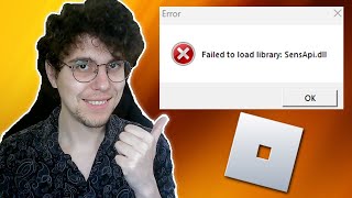 How To Fix Roblox Failed To Load Library SensAPIdll Error On PC [upl. by Ehtyde222]