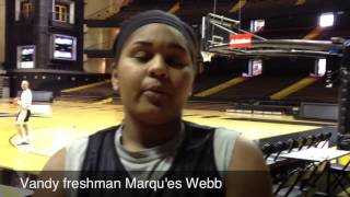 Vandy freshman Marques Webb makes impact [upl. by Holmun]