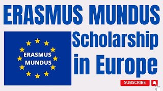 FullyFunded Erasmus Mundus Scholarship in Europe  Fees Stipend Insurance Flight Settlement etc [upl. by Renaldo]