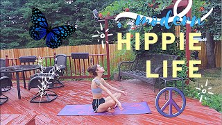 A DAY IN THE LIFE OF A modern day HIPPIE [upl. by Fenton]