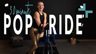 30 Minute FAT BURNING Pop Themed Indoor Cycling Class [upl. by Hasseman762]